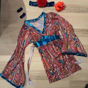 Colorful Swirl Pattern Dress